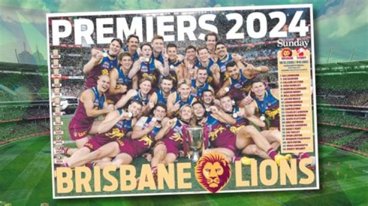 How many flags have Brisbane Lions won?