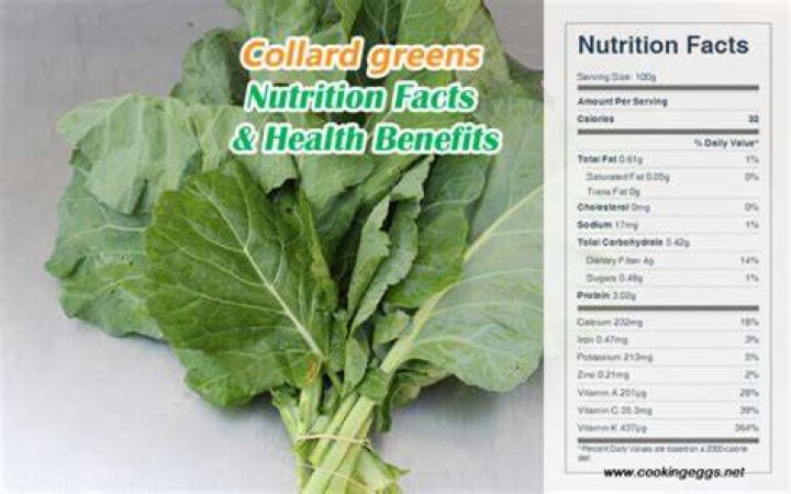 How many grams is a cup of collard greens?