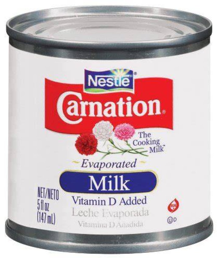 How many ounces is a small can of Carnation evaporated milk?