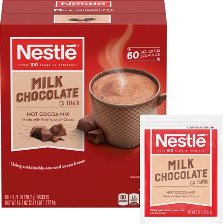 How many Oz is a packet of hot cocoa?