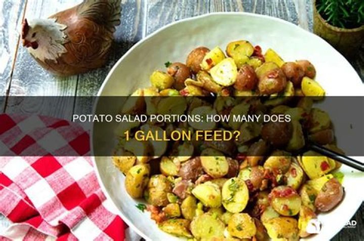 How many people will 1 gallon of potatoes feed?