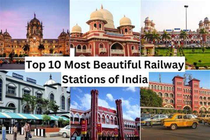 How many railway stations are in India?