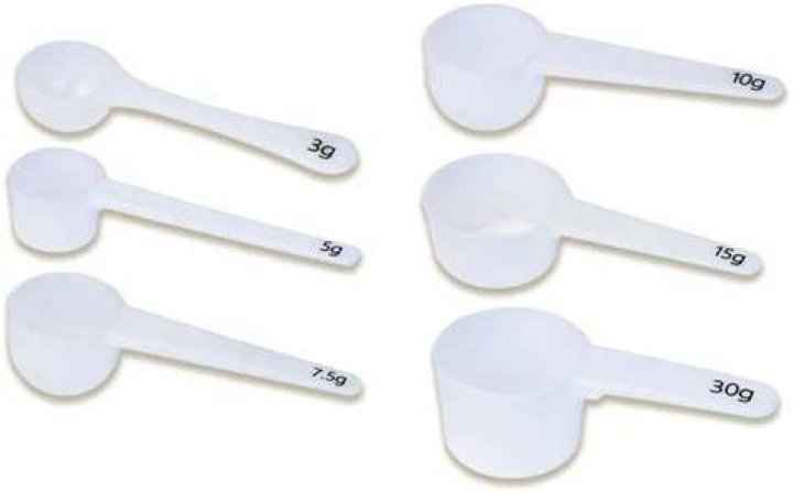 How many spoons are in 3 grams?