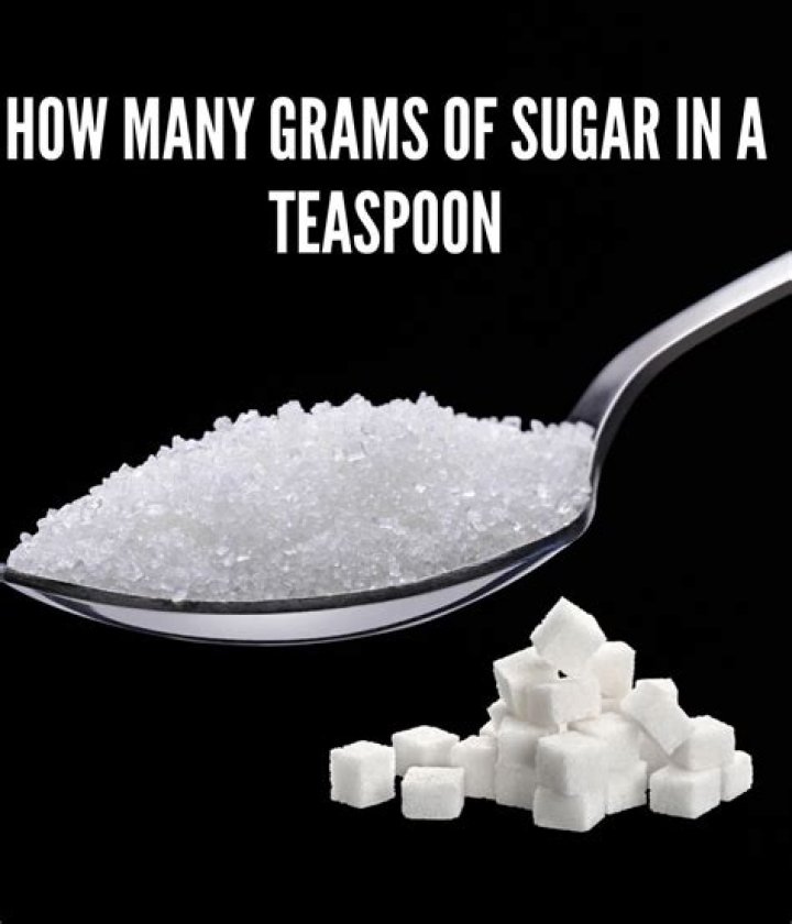 How many teaspoons is 32 grams of sugar?