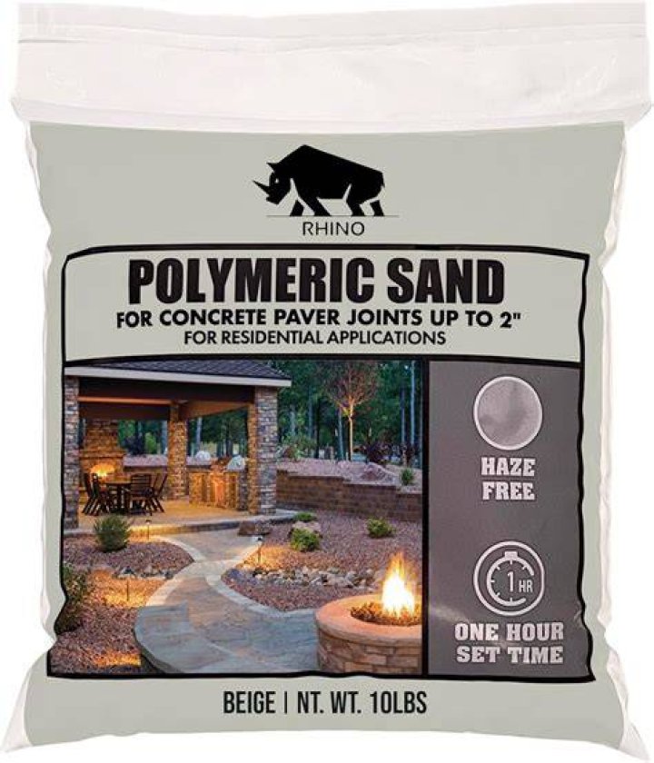 How much area does a 40 lb bag of polymeric sand cover?