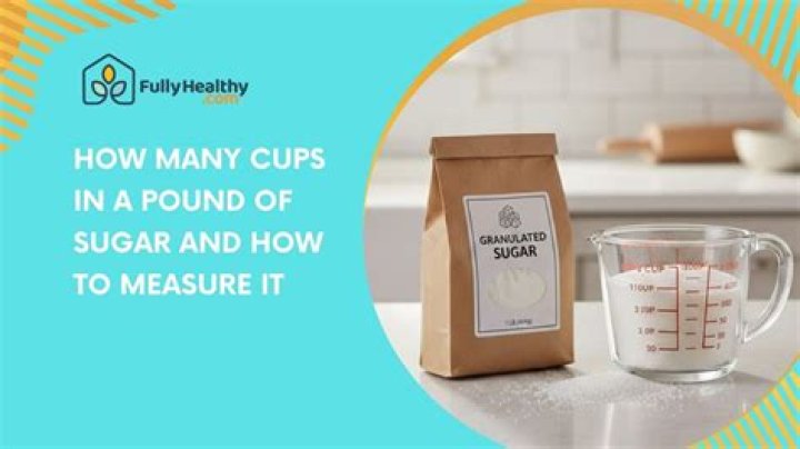 How much cups of sugar is a pound?