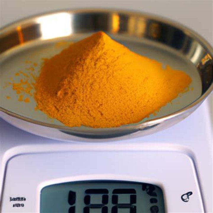 How much does 1 cup turmeric weigh?