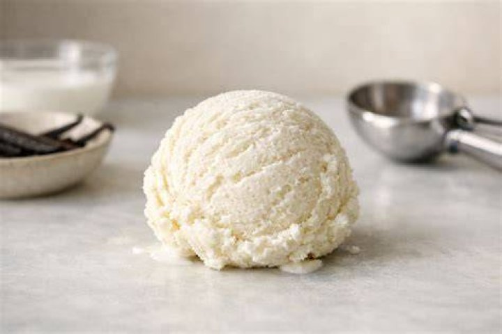 How much does 1 litre of ice cream weigh?