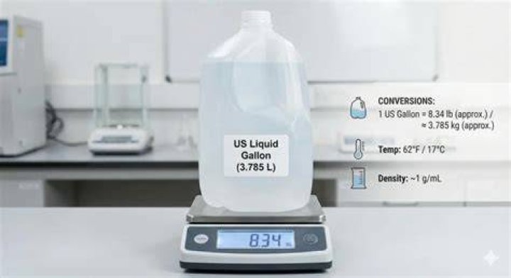 How much does a gallon of liquid chocolate weigh?