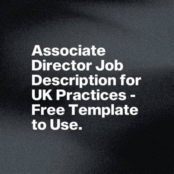 How much does an associate director make UK?