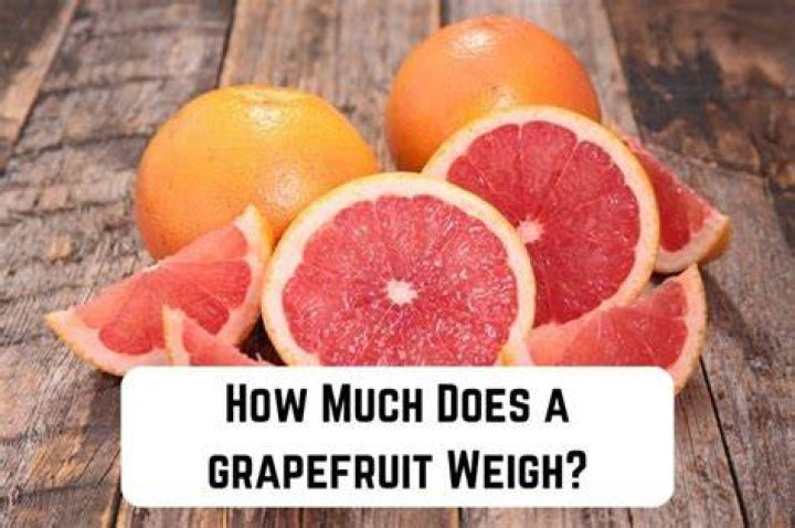 How much does grapefruit juice weigh?