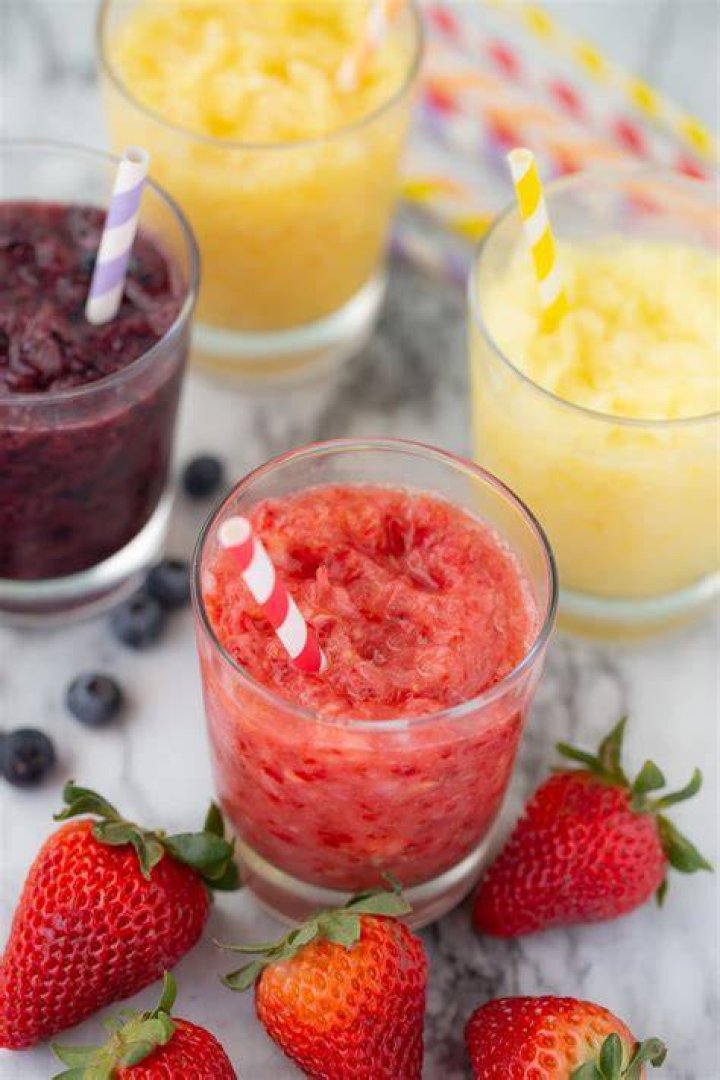 How much ice do you need to make fruit slushies?