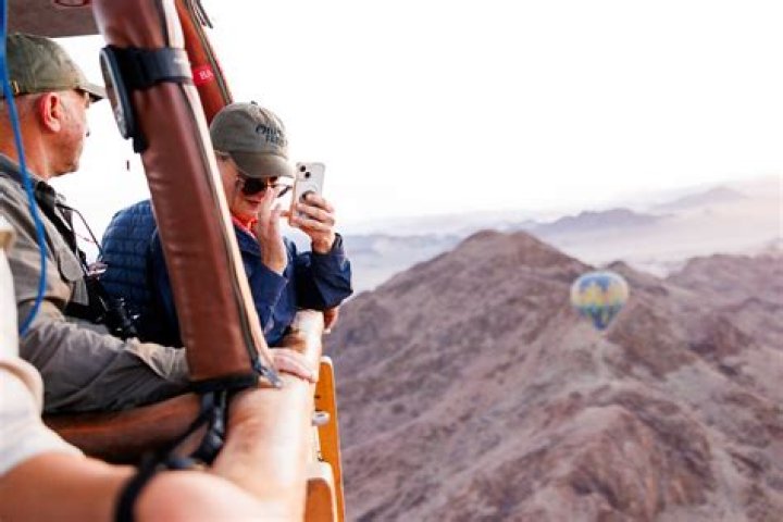 How much is a hot air balloon ride in Namibia?