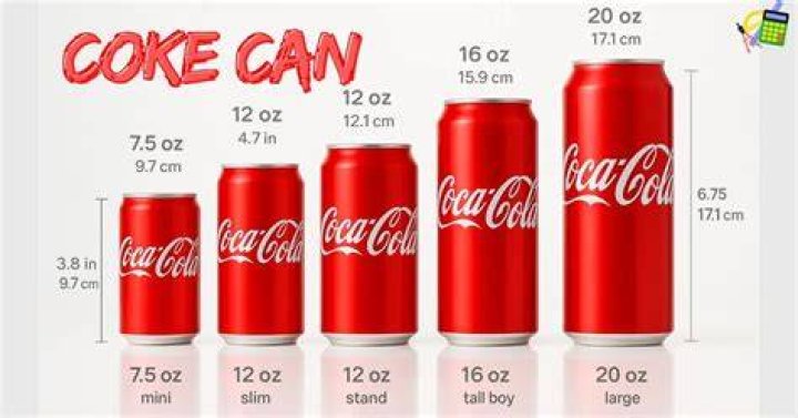 How much soda is in a can of coke?