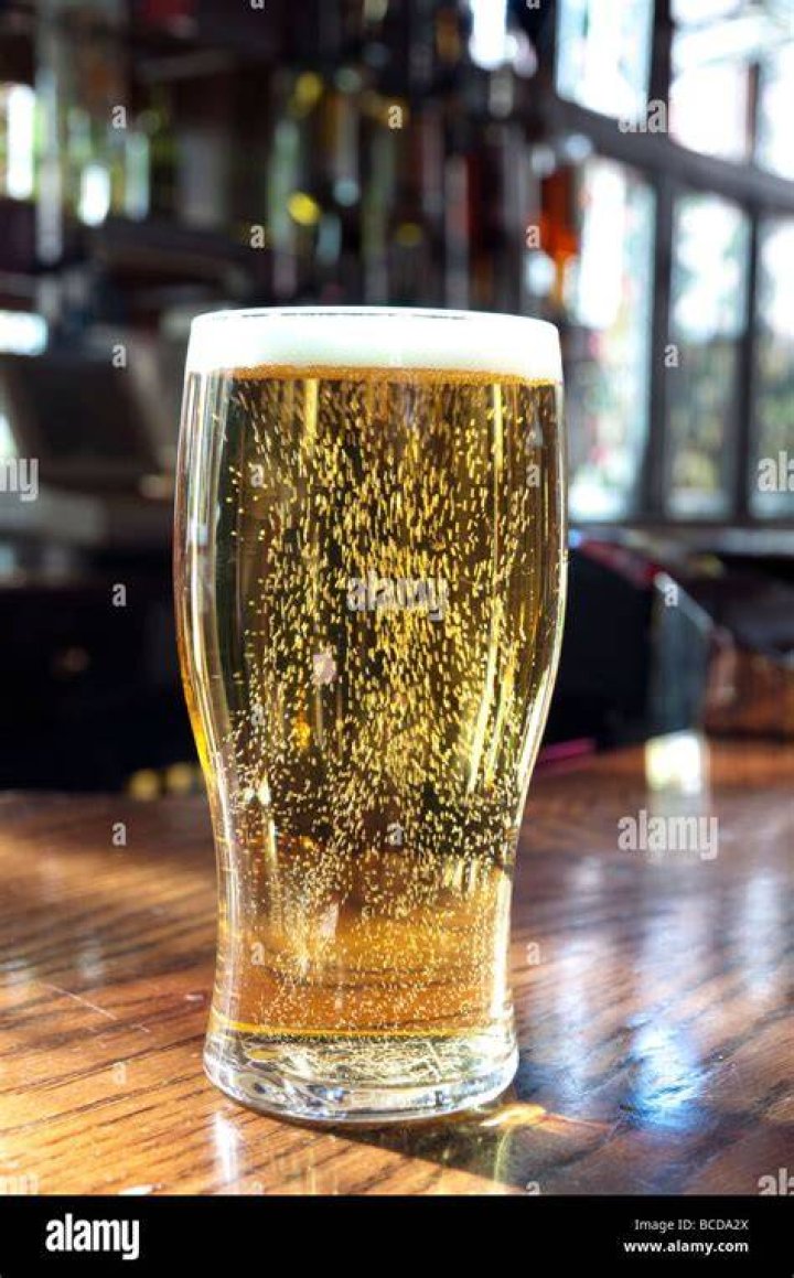 How much was a pint of lager in 2007?