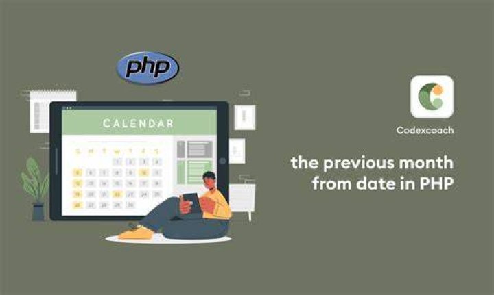 How to find previous month in php?