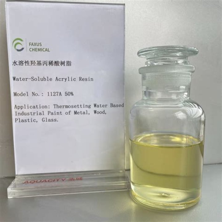 Is acrylic resin water soluble?