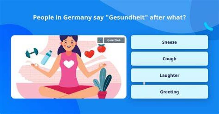 Is it OK to say Gesundheit?