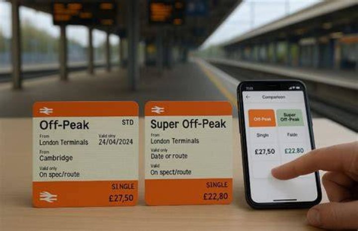 Is Saturday classed as off-peak on trains?