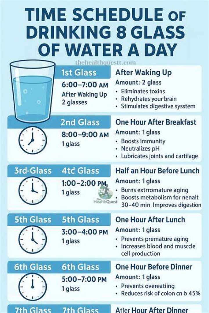 Is six glasses of water a day enough?