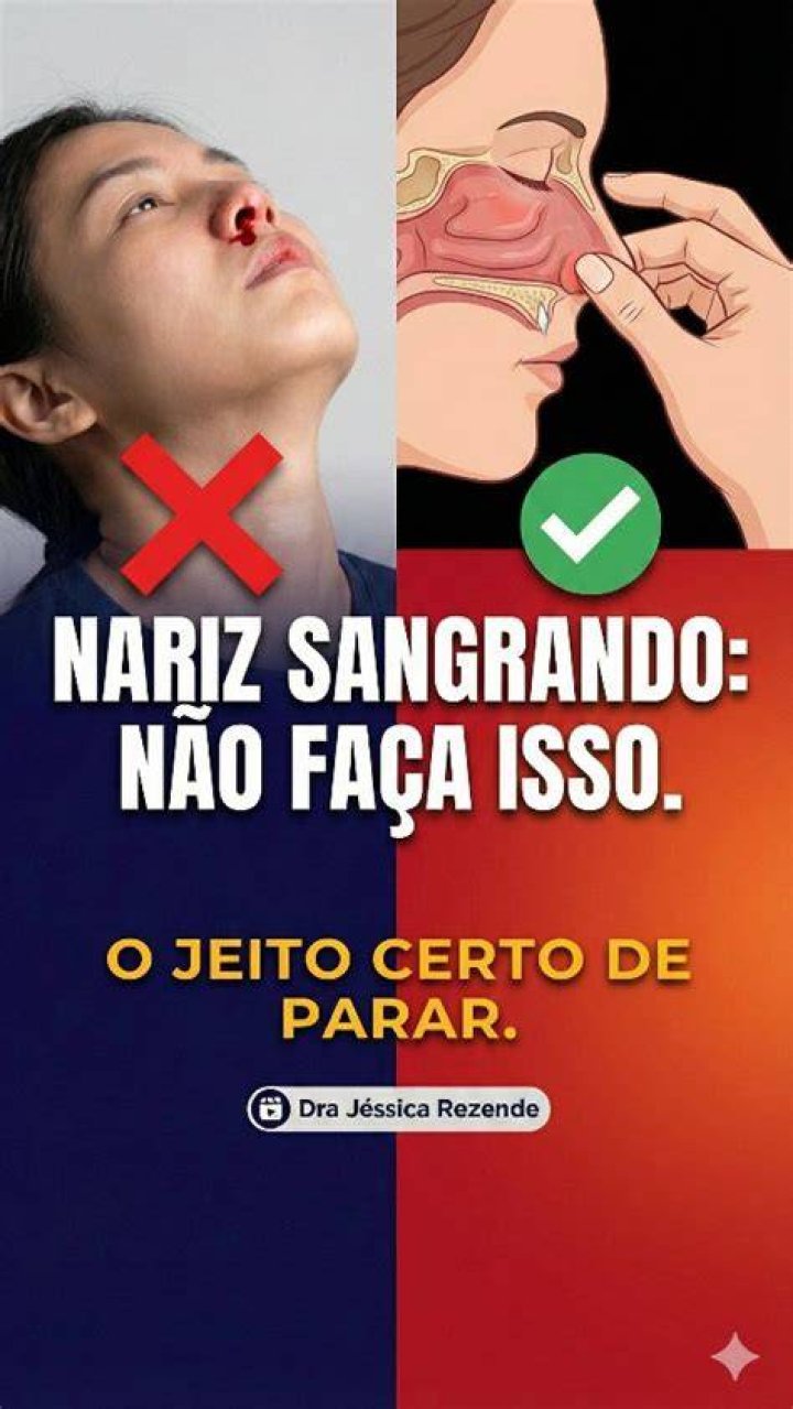 Sera que o sangue do nariz nao e normal?