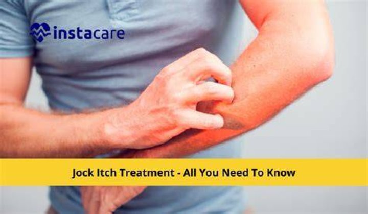 What are the signs that show my jock itch is healing?