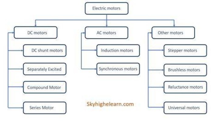 What are the types of motor?