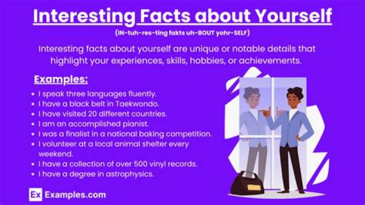 What are unique things about yourself?
