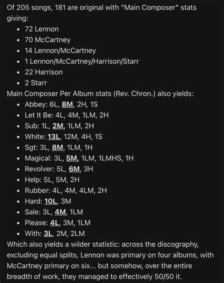 What constitutes songwriting credit?