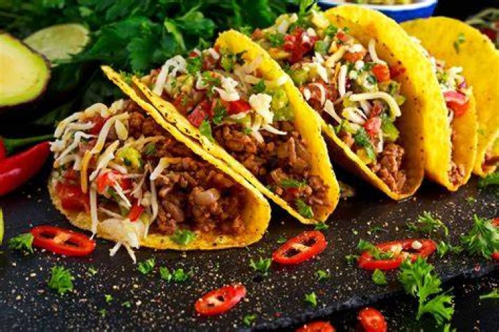 What do you eat alongside tacos with?