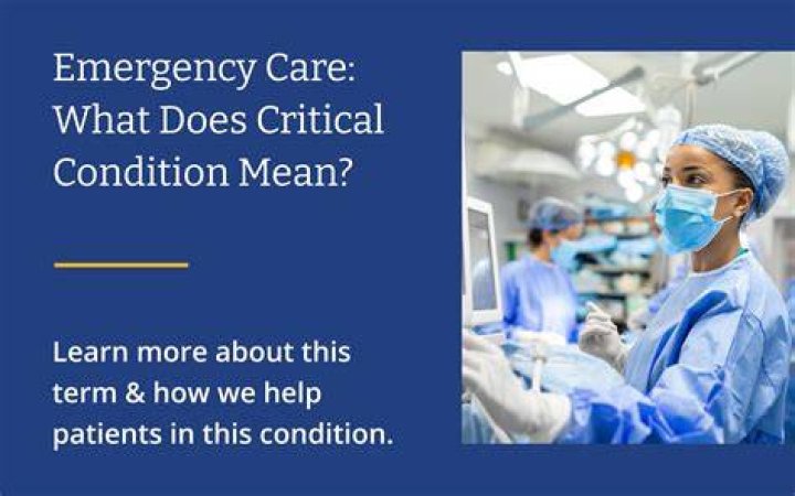 What does condition c mean in a hospital?
