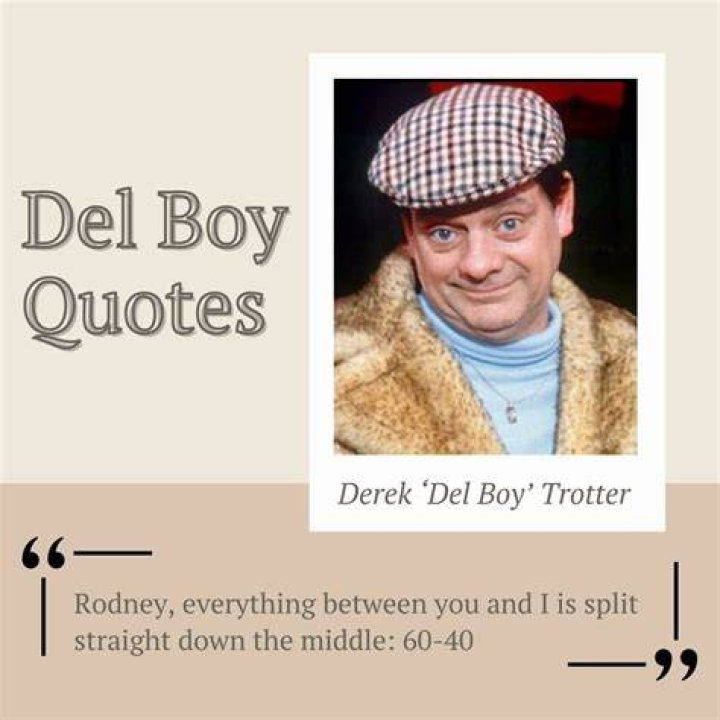 What does Del Boy mean when he says mangetout?