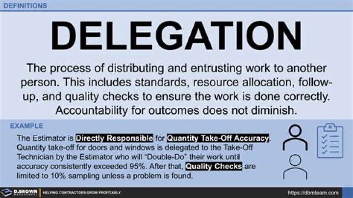 What does Deligate mean?