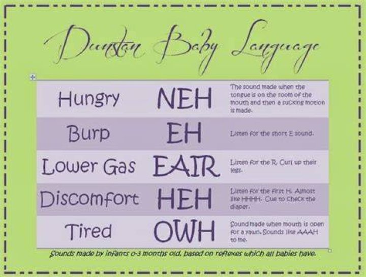 What does NEH mean in baby language?