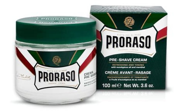 What does Proraso pre-shave cream do?