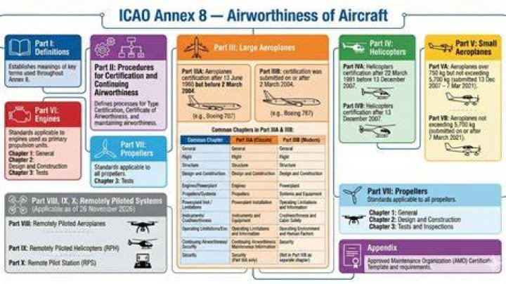 What does the ICAO Annex mean for aircraft classification?