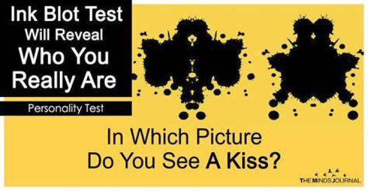 What does the inkblot test reveal?