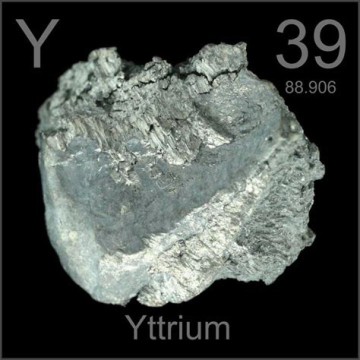 What does yttrium look like?