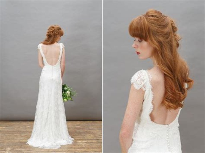 What hairstyle is best for a backless dress?