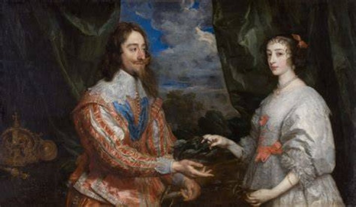 What happened to Henrietta Maria Charles 1 wife?