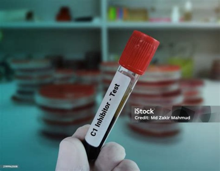 What is a C1 inhibitor blood test?