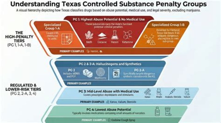 What is a controlled substance Penalty Group 1?
