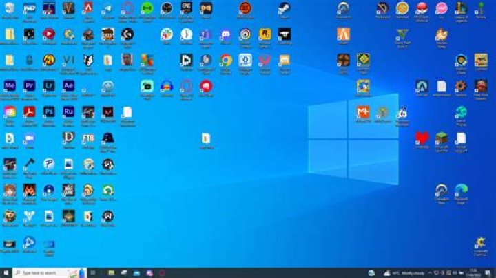 What is a desktop clutter?