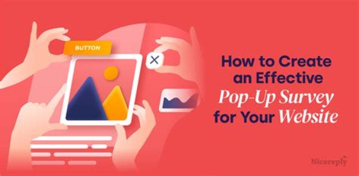 What is a pop up survey?