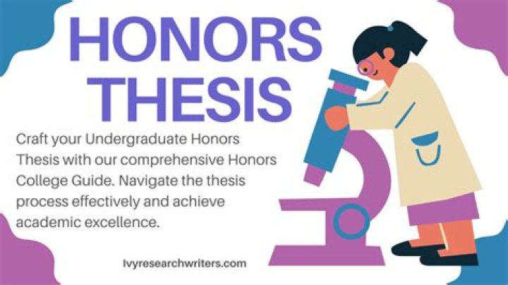 What is an honors college thesis?