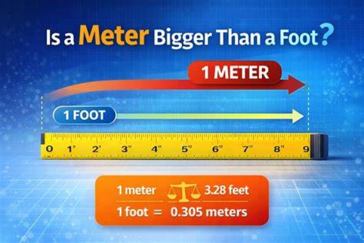 What is bigger than a meter?