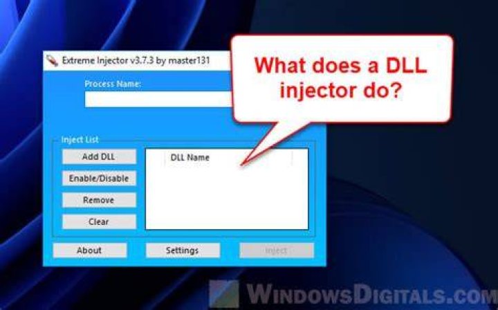 What is DLL injector?