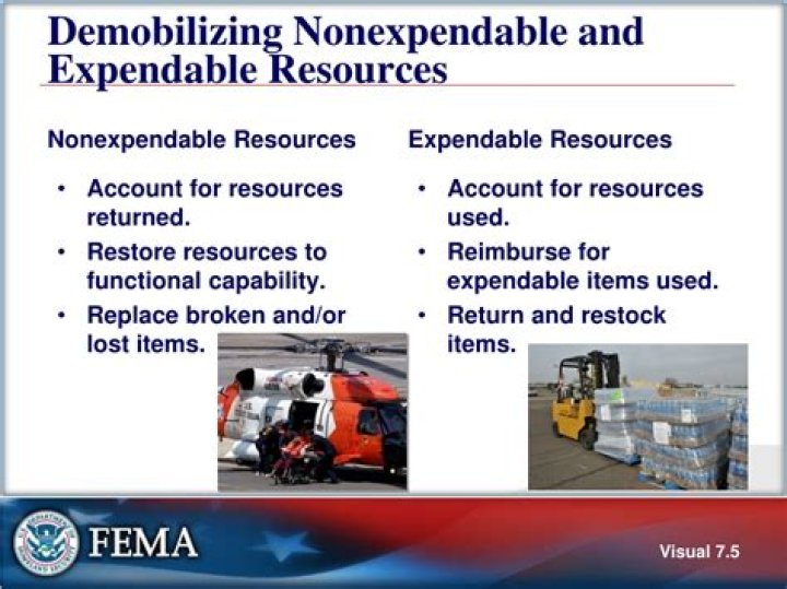 What is expendable and nonexpendable items?