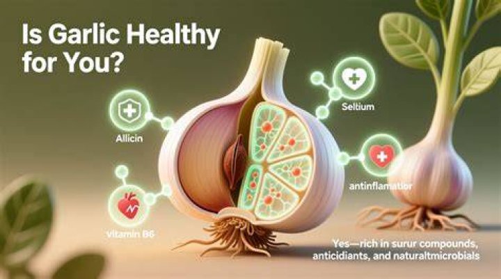 What is garlic good for medically?