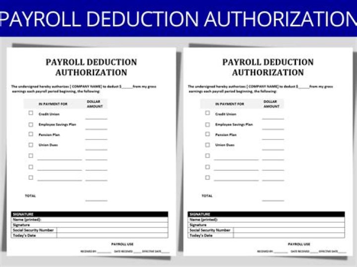 What is included in payroll deductions?